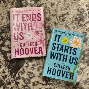 Colleen Hoover Book Set - Pink and Blue Covers